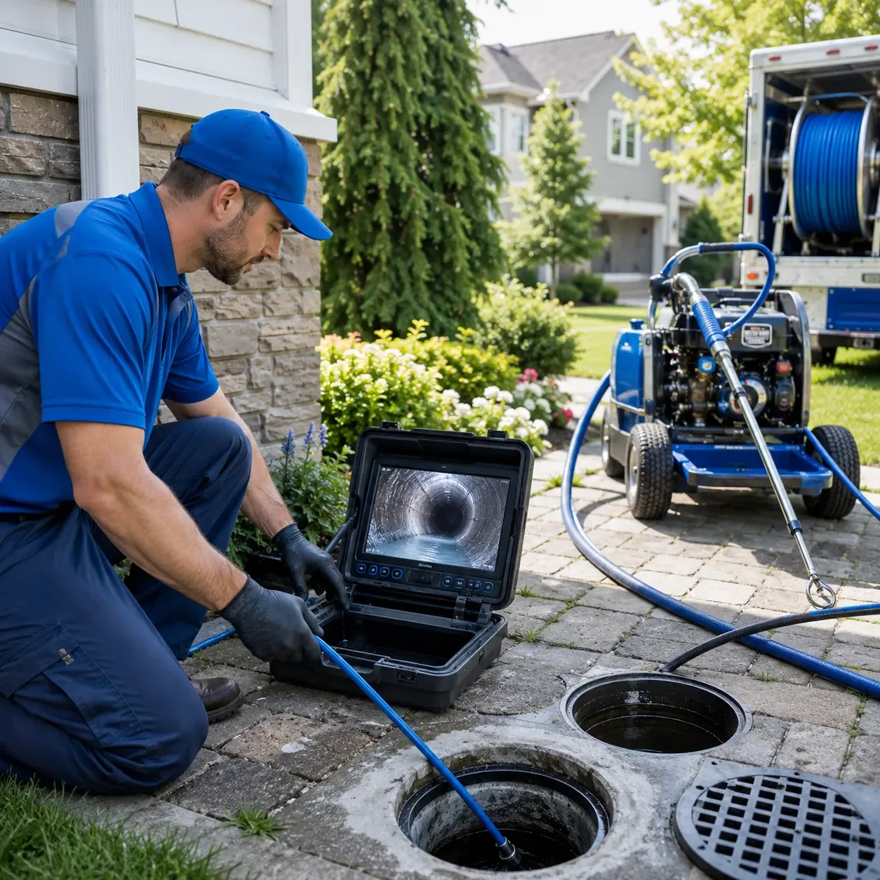 Outdoor drain cleaning professionals serving Sheldon, VT
